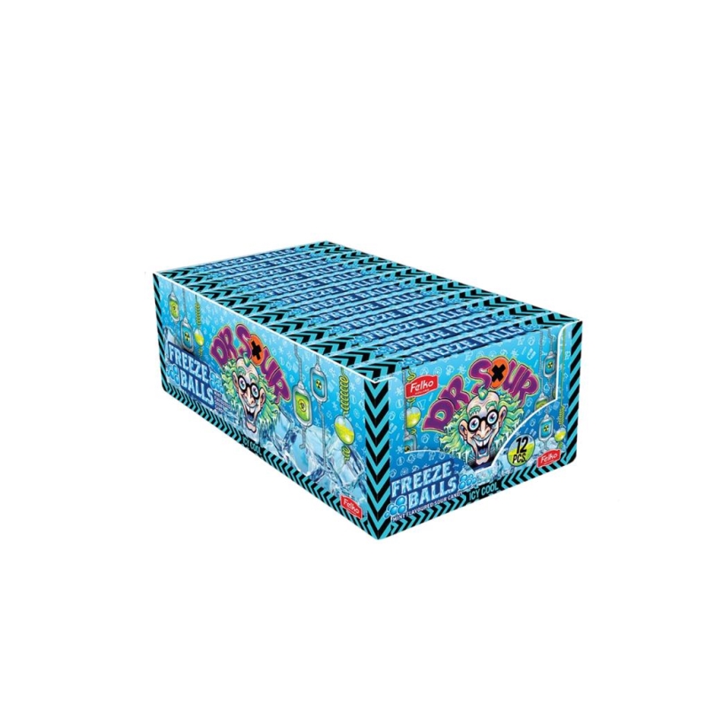 Dr. Sour Freeze Balls Theatre Box 80 gr x 12 pc