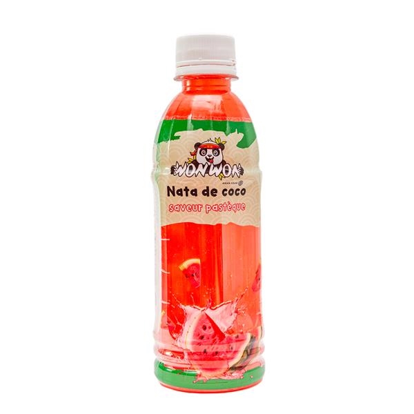 Won Won Nata de Coco Watermelon 300 ml x 24 pc