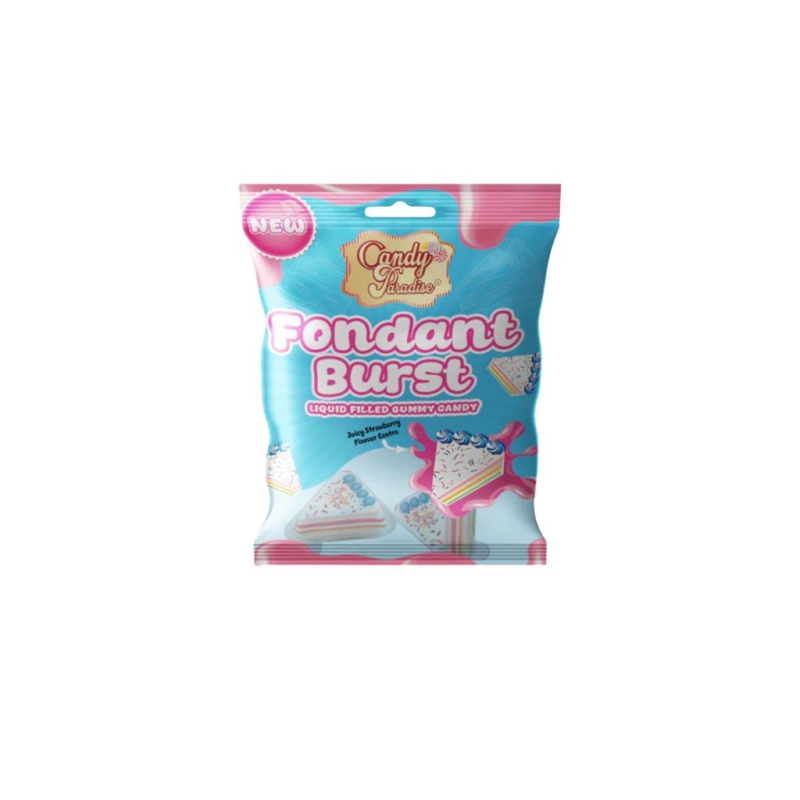 Candy Paradise Fondant Burst Gummy 72 gr x 12 st