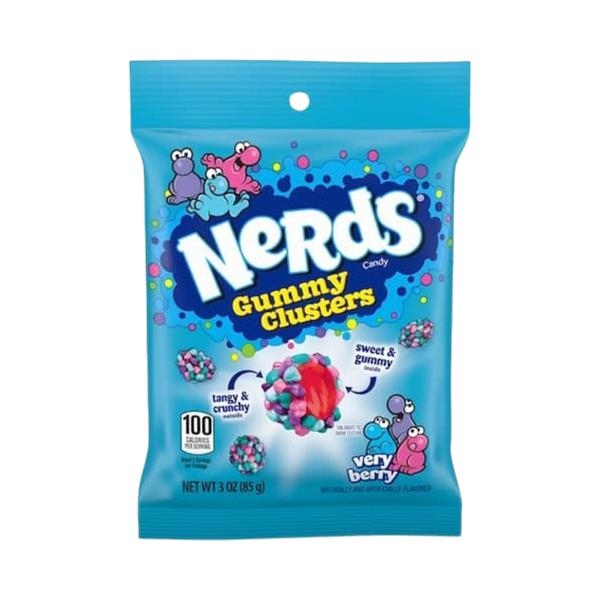 Nerds Gummy Clusters Very Berry 85 gr x 12 pc