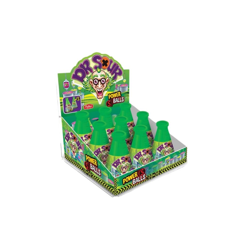 Dr. Sour Power Balls Coin Bank 15 gr x 9 pc