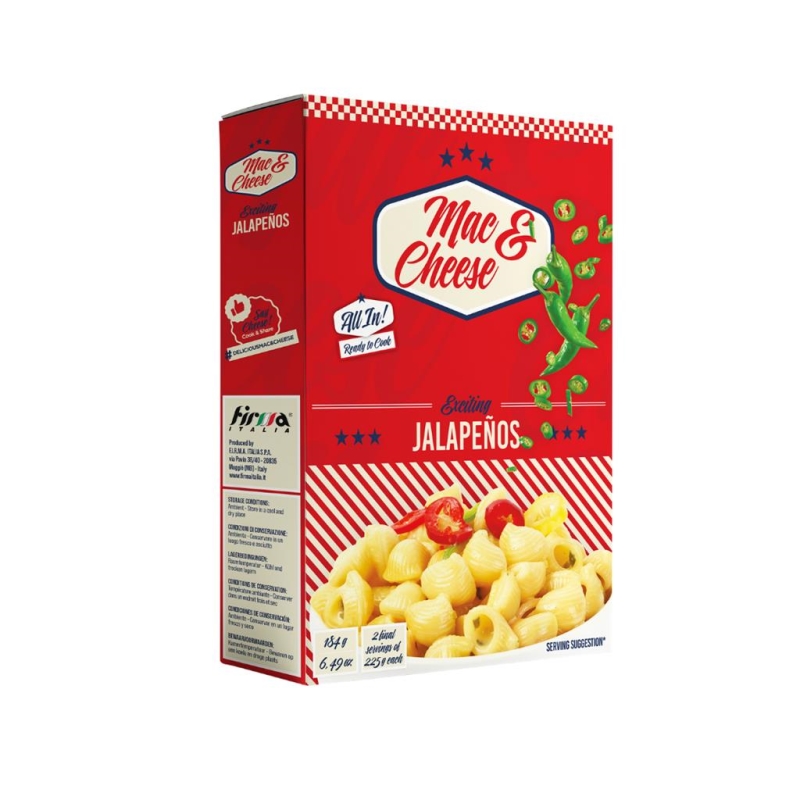Mac & Cheese Jalapenos 184 gr x 10 pc
