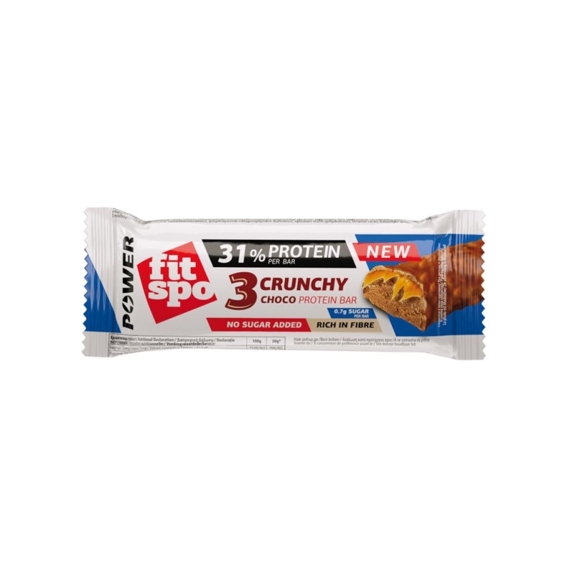 FitSpo Power Triple Crunchy Choco Protein Bar 50 gr x 12 pc