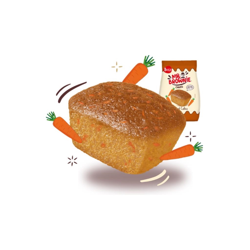 Mr Brownie Carrot Cakes 200 gr x 12 st