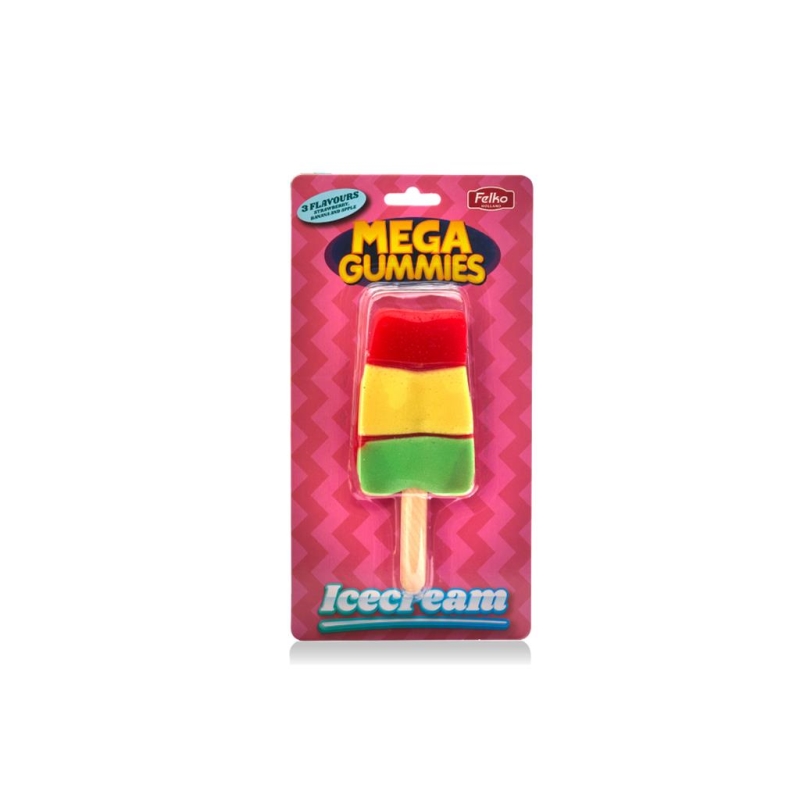 Mega Gummies Ice Cream 120 gr x 17 st