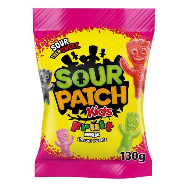 Sour Patch Kids Goût mélange de fruits 130 gr x 10 pc