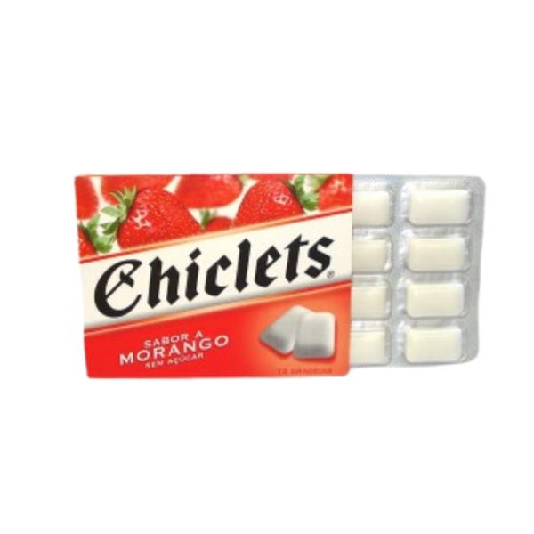 Chiclets aardbei suikervrij x 14 st