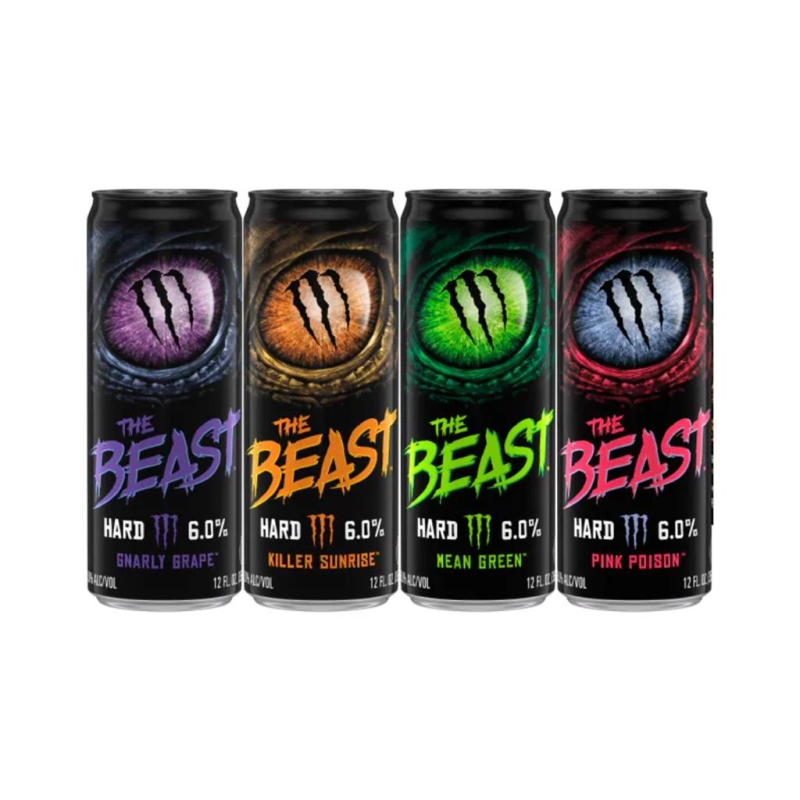 Monster The Beast Hard (6,0%) 355 ml x 12 st - Variety Pack 1