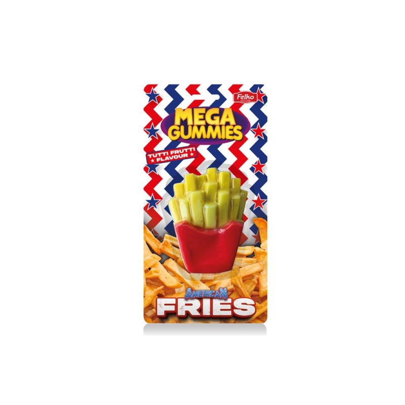 Mega Gummies American fries 120 gr x 22 st