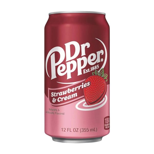 Dr Pepper Strawberry Cream 355 ml x 12 st