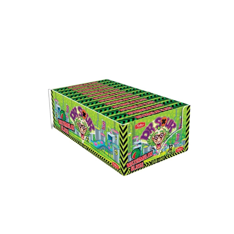 Dr. Sour Watermelon Slices 80 gr x 12 pc