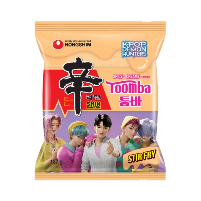 Nongshim Shin Ramyun Toomba (K-Pop limited edition) 137 gr x 20 st