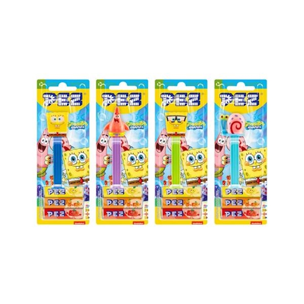 Pez Bob l'éponge 17 gr x 12 pc