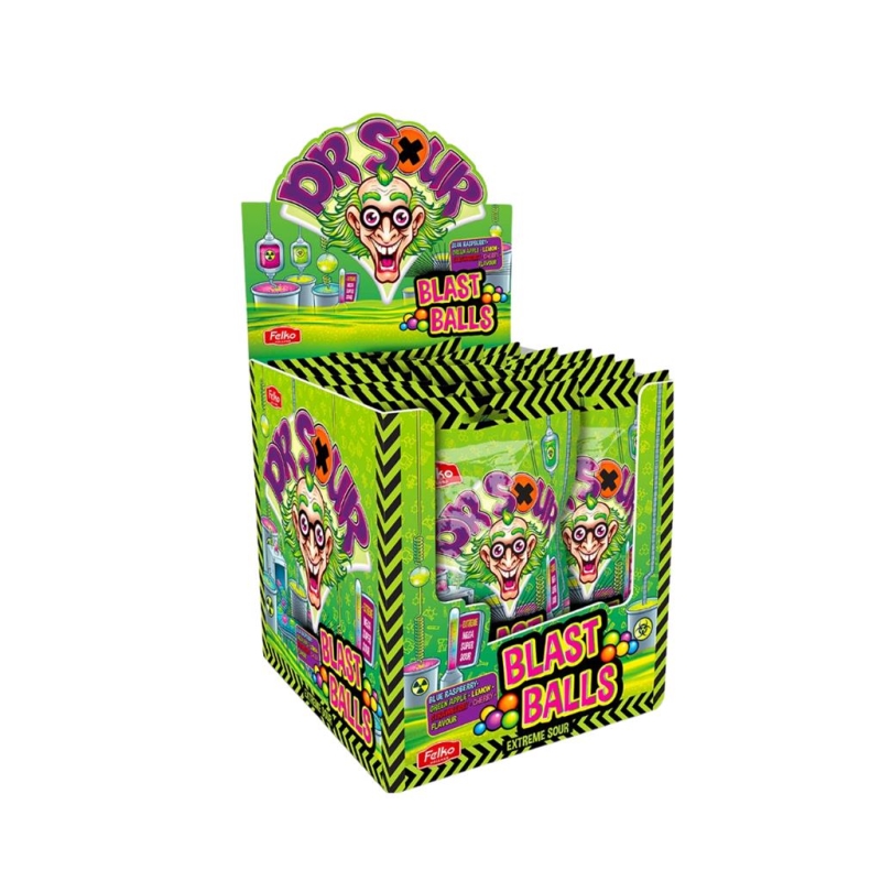 Dr. Sour Blast Balls Stand up bag 75 gr x 12 pc