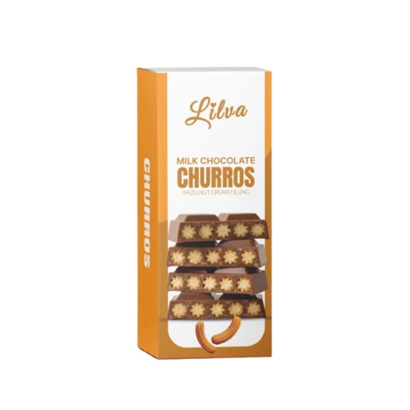 Lilva Chocolate Milk with Churros 95 gr x 12 pc