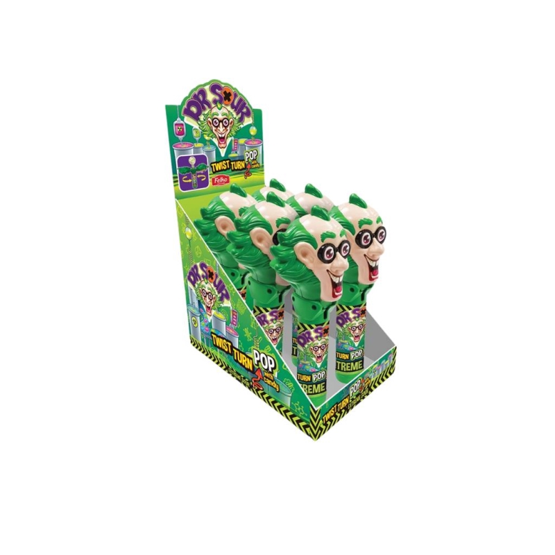 Dr. Sour Twist & Turn Pop 17 gr x 6 st