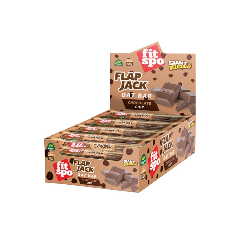 FitSpo Flapjack Choco Chip 80 gr x 12 pc