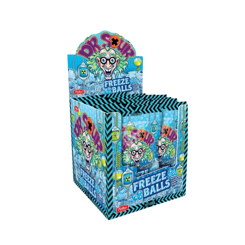 Dr. Sour Freeze Balls Stand up bag 75 gr x 12 pc