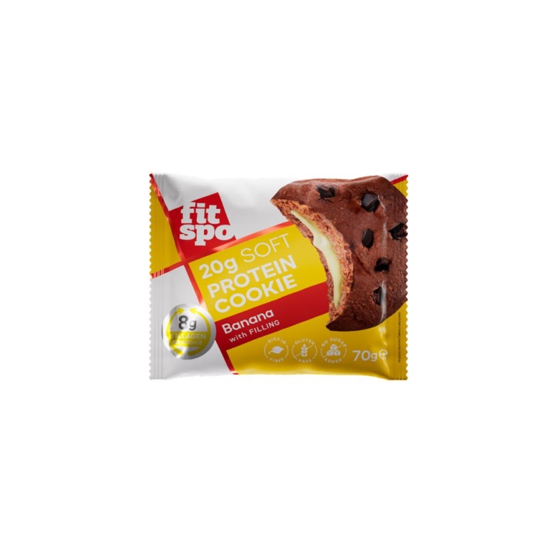 FitSpo Cookie Protein Banana 70 gr x 10 pc