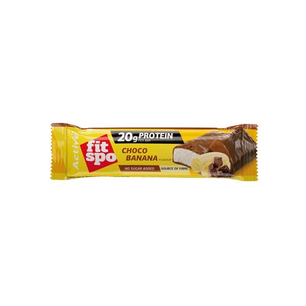 FitSpo Active Choco Banana protein bar 60 gr x 12 st