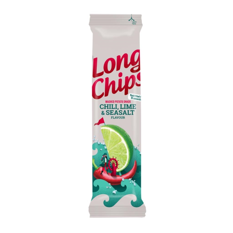 Long Chips Chili, Lime & Sea Salt 75 gr x 20 st