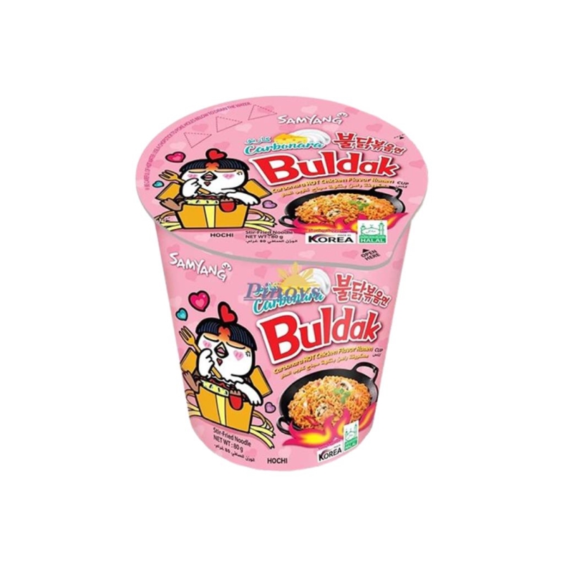 Samyang Cup Hot Chicken Carbonara 80 gr x 6 st