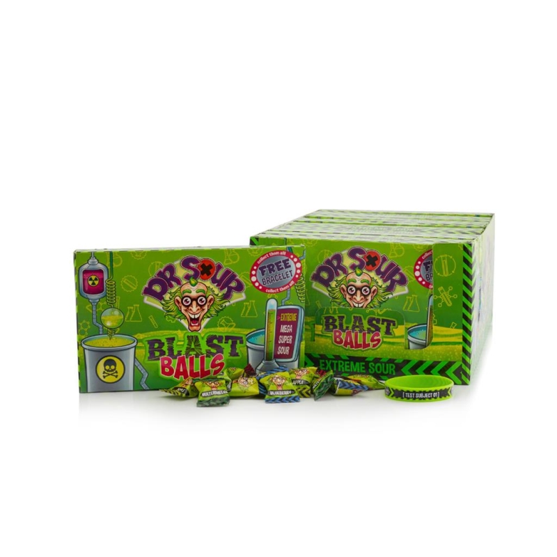 Dr. Sour Blast Balls Theatre Box 80 gr x 12 pc