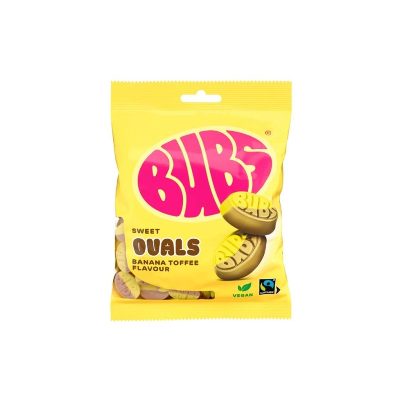 Bubs Banaan Toffee 90 gr x 12 st