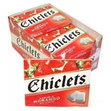 Chiclets aardbei suikervrij x 14 st