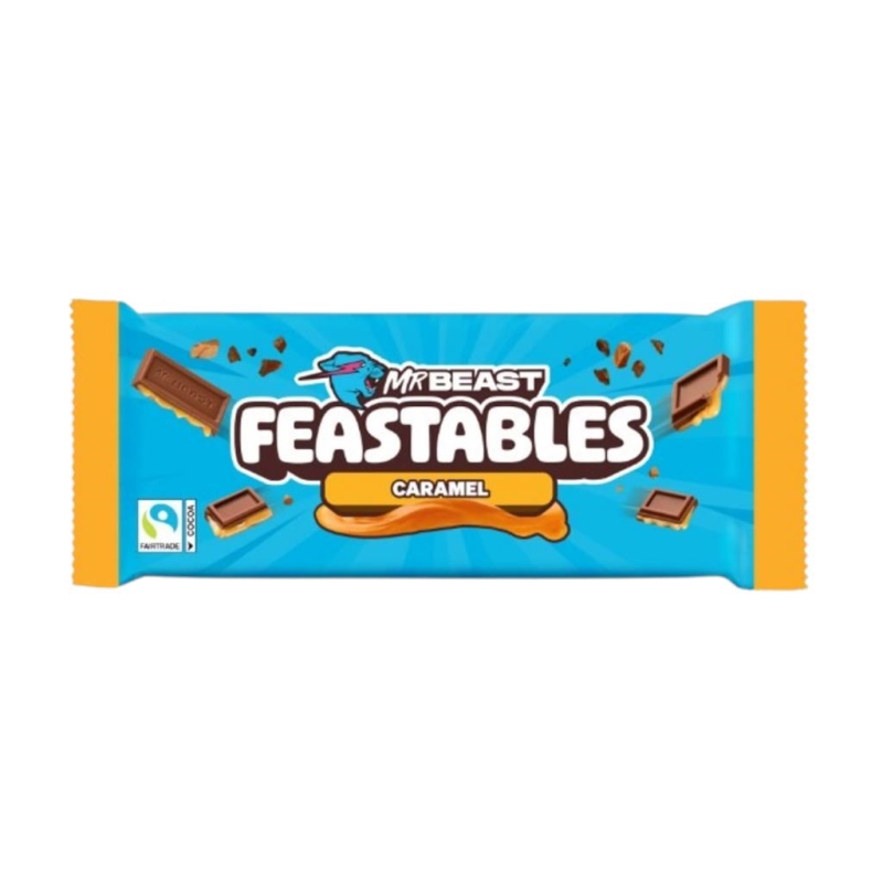 Mr Beast Feastables Caramel 60 gr x 10 st