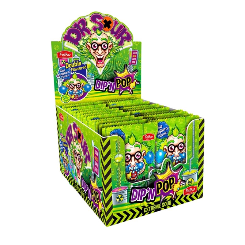 Dr. Sour Dip 'N Pop 20 gr x 24 pc