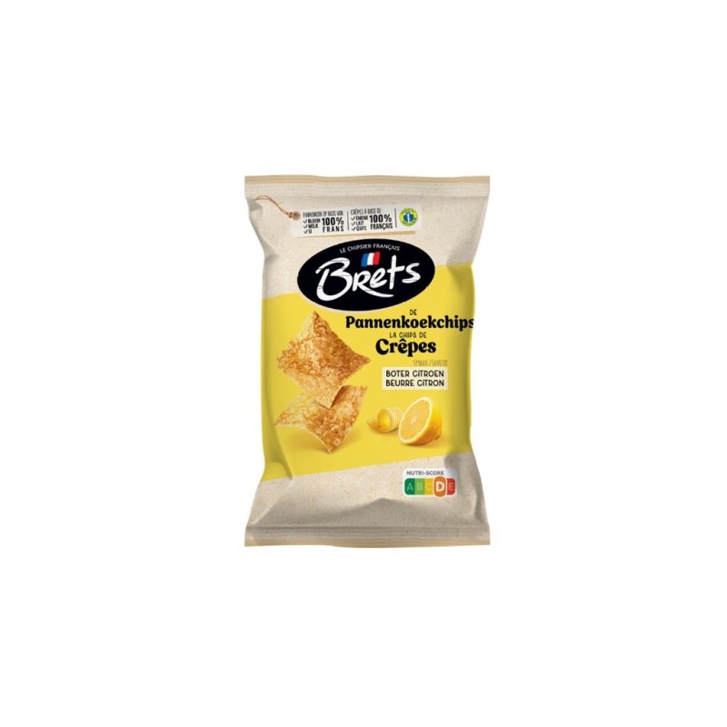 Brets Pannenkoekenchips Boter citroen 50 gr x 14 st