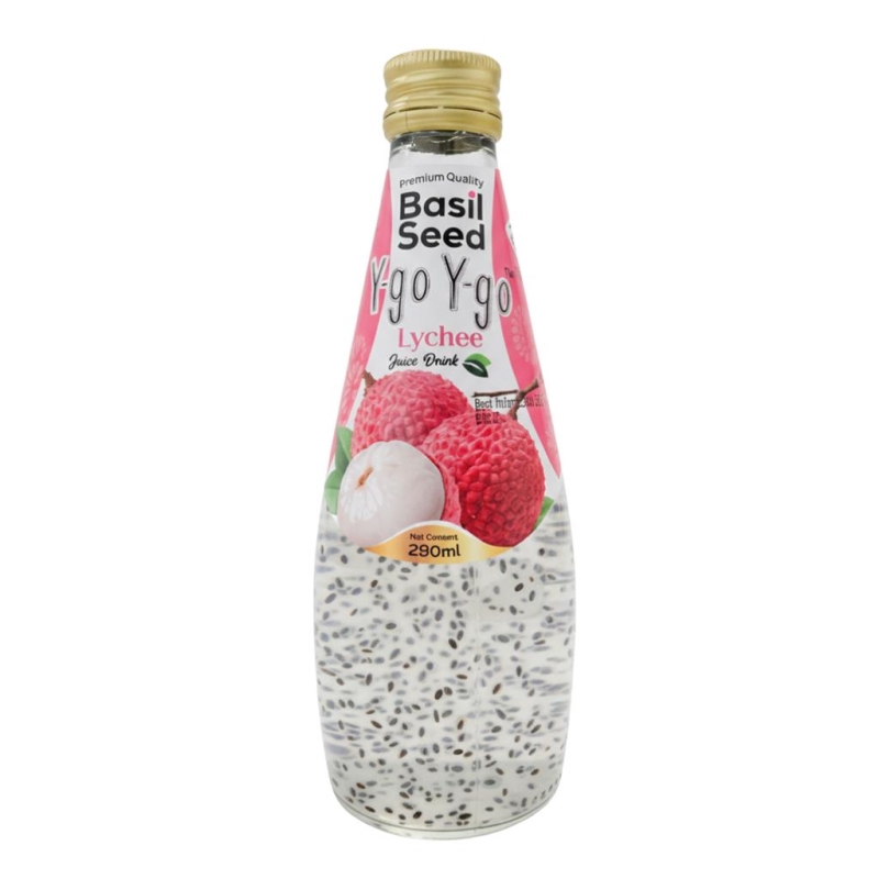 Y-go Y-go Basil Seed Lychee 290 ml x 24 st