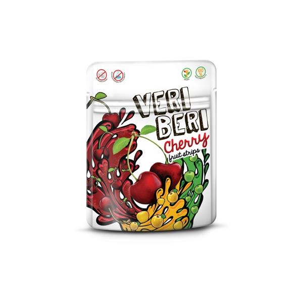 Veri Beri Cherry fruit strips 50 gr x 28 pc (BBD = 30/09/26)