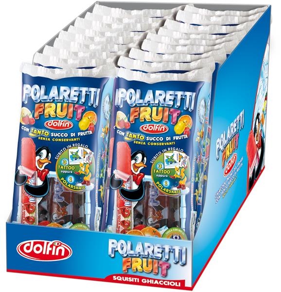 Polaretti fruit ice lolly 400 ml x 18 pc