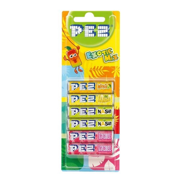 Pez refill Exotic 51 gr x 18 pc