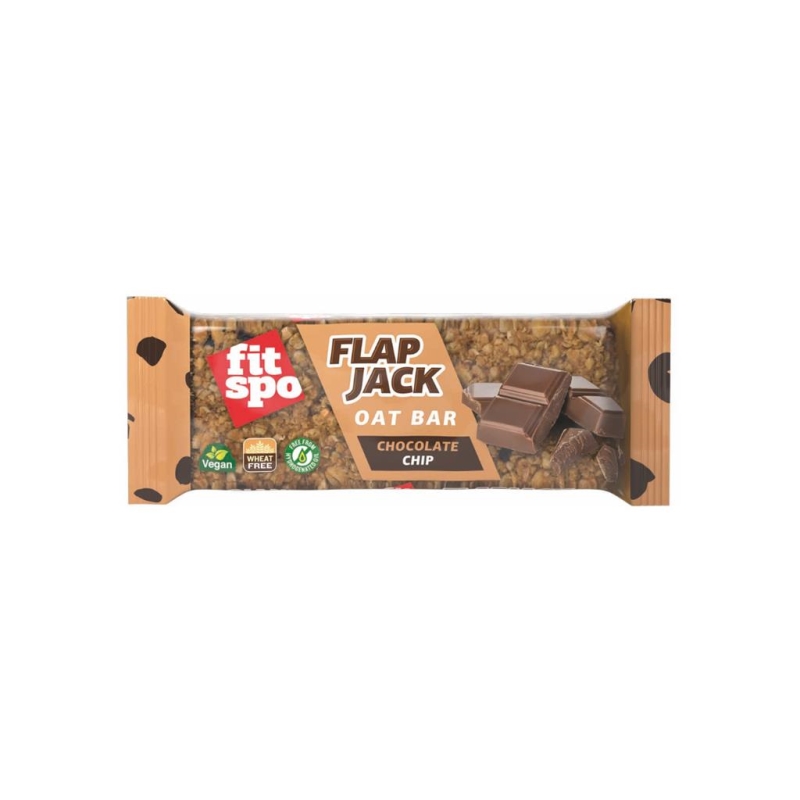 FitSpo Flapjack Choco Chip 80 gr x 12 pc