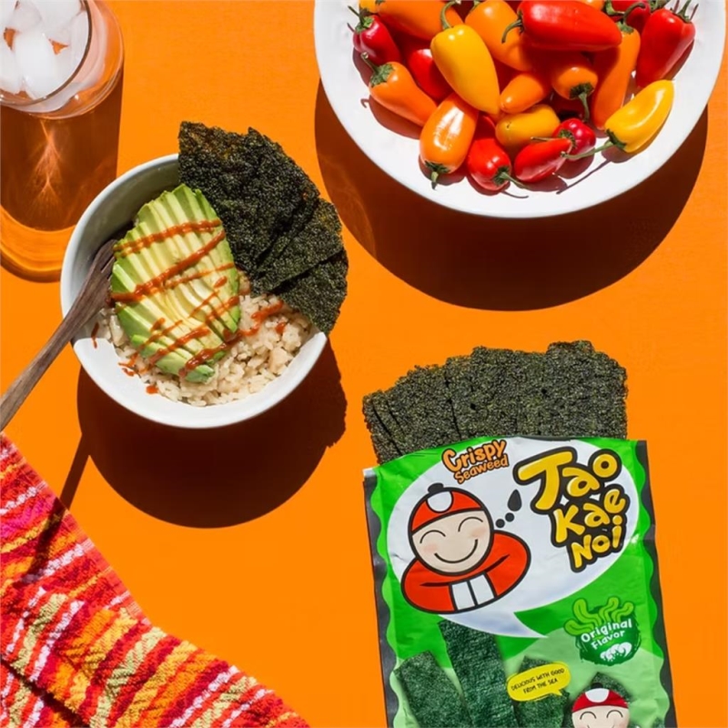 Taokaenoi Cripsy Algues Wasabi 32 gr x 6 pc