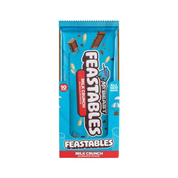 Mr Beast Feastables Milk Crunch 60 gr x 10 st