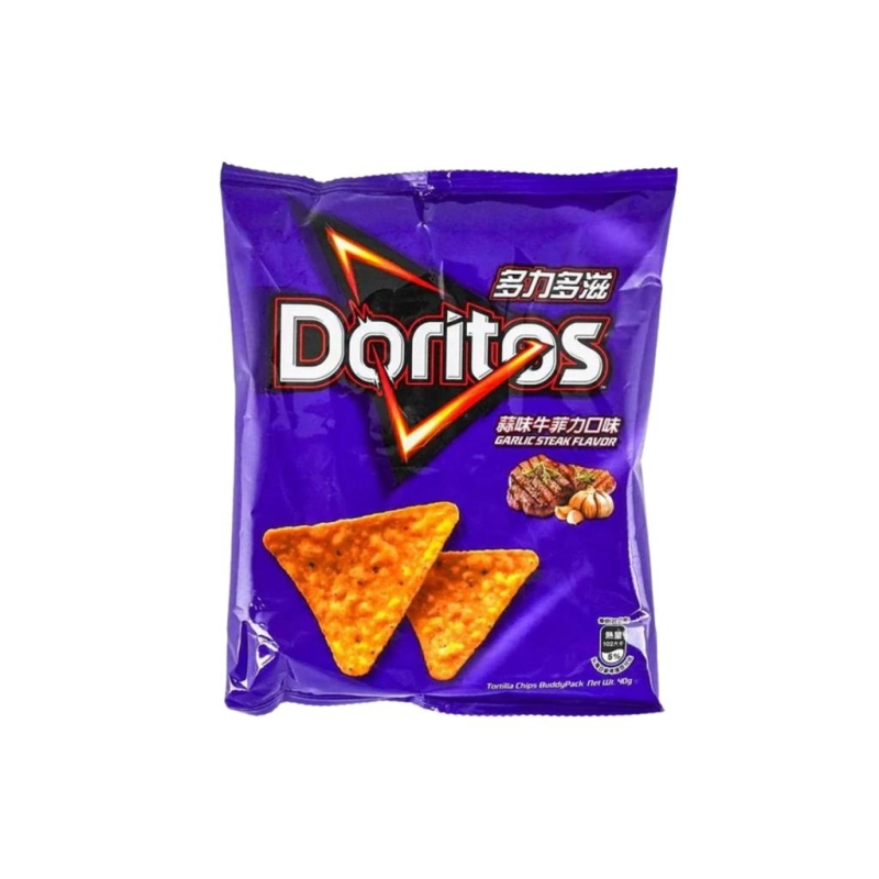 Doritos Steak à l'ail 68 gr x 12 pc