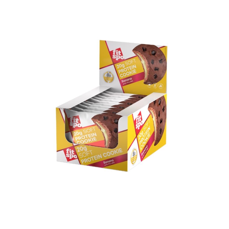 FitSpo Cookie Protein Banana 70 gr x 10 pc