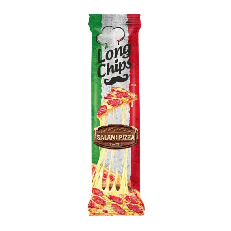 Long Chips Salami Pizza 75 gr x 20 st