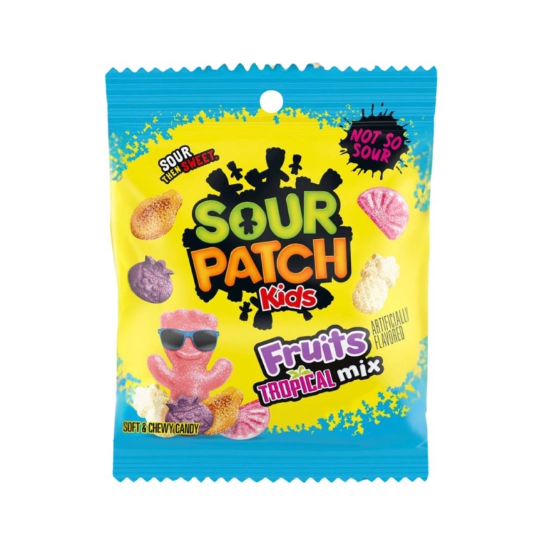 Sour Patch Kids Fruits tropical Mix 87 gr x 12 pc