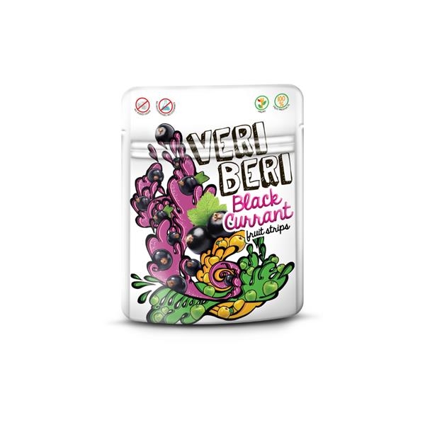 Veri Beri Black Currant fruit strips 50 gr x 28 pc (BBD = 27/09/26)
