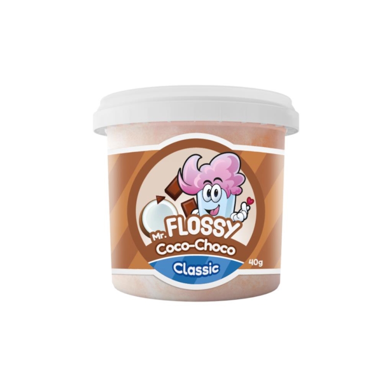 Mr Flossy Cotton Candy Classic Coco Choco 40 gr x 12 st