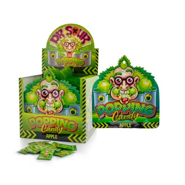 Dr. Sour Popping Candy Apple 15 gr x 20 st