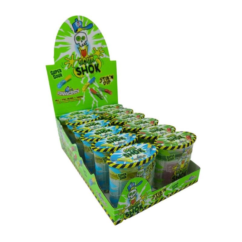 Sour Shok Stick Dipper 60 gr x 12 st