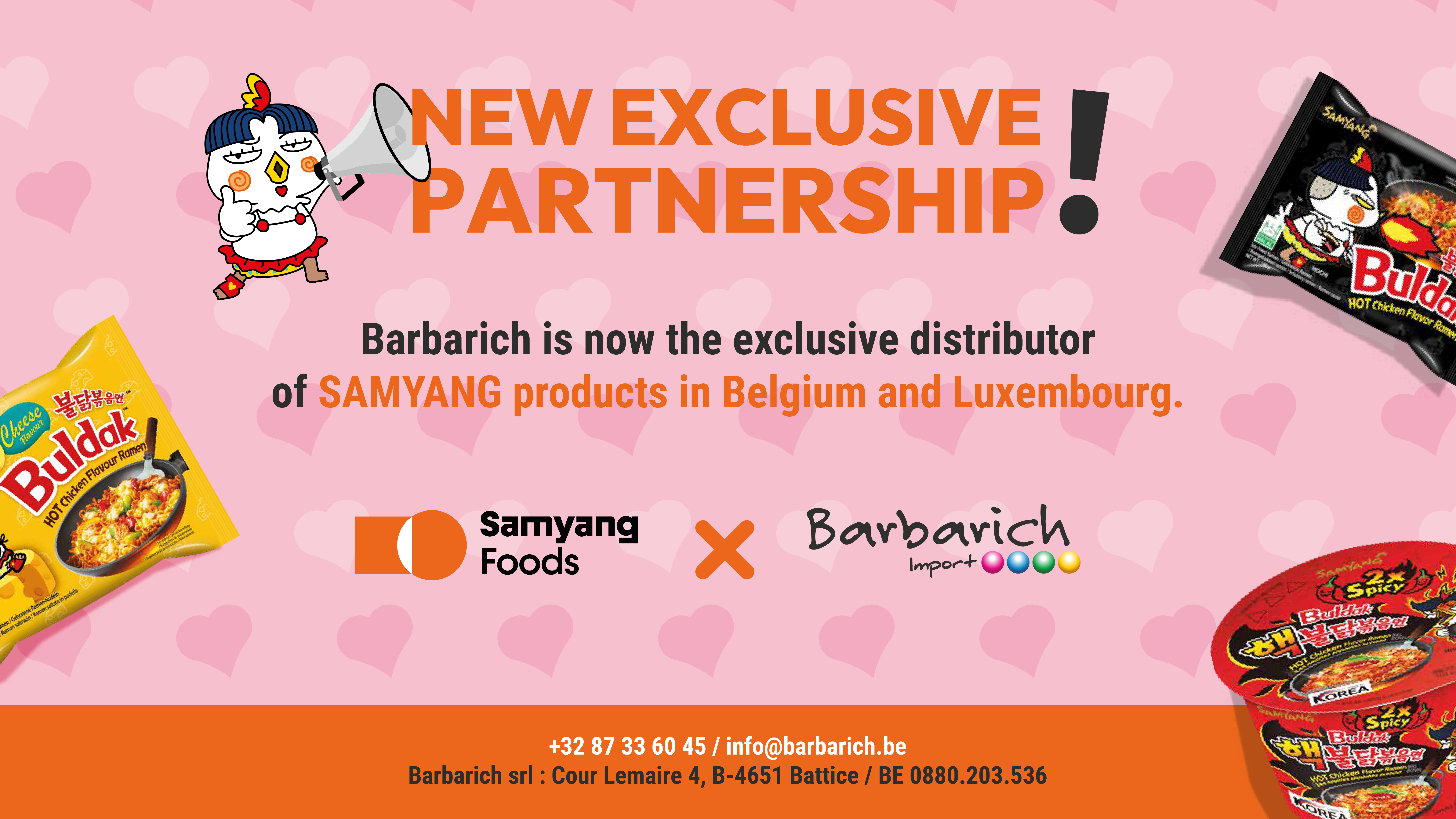 Partenariat exclusif Samyang x Barbarich