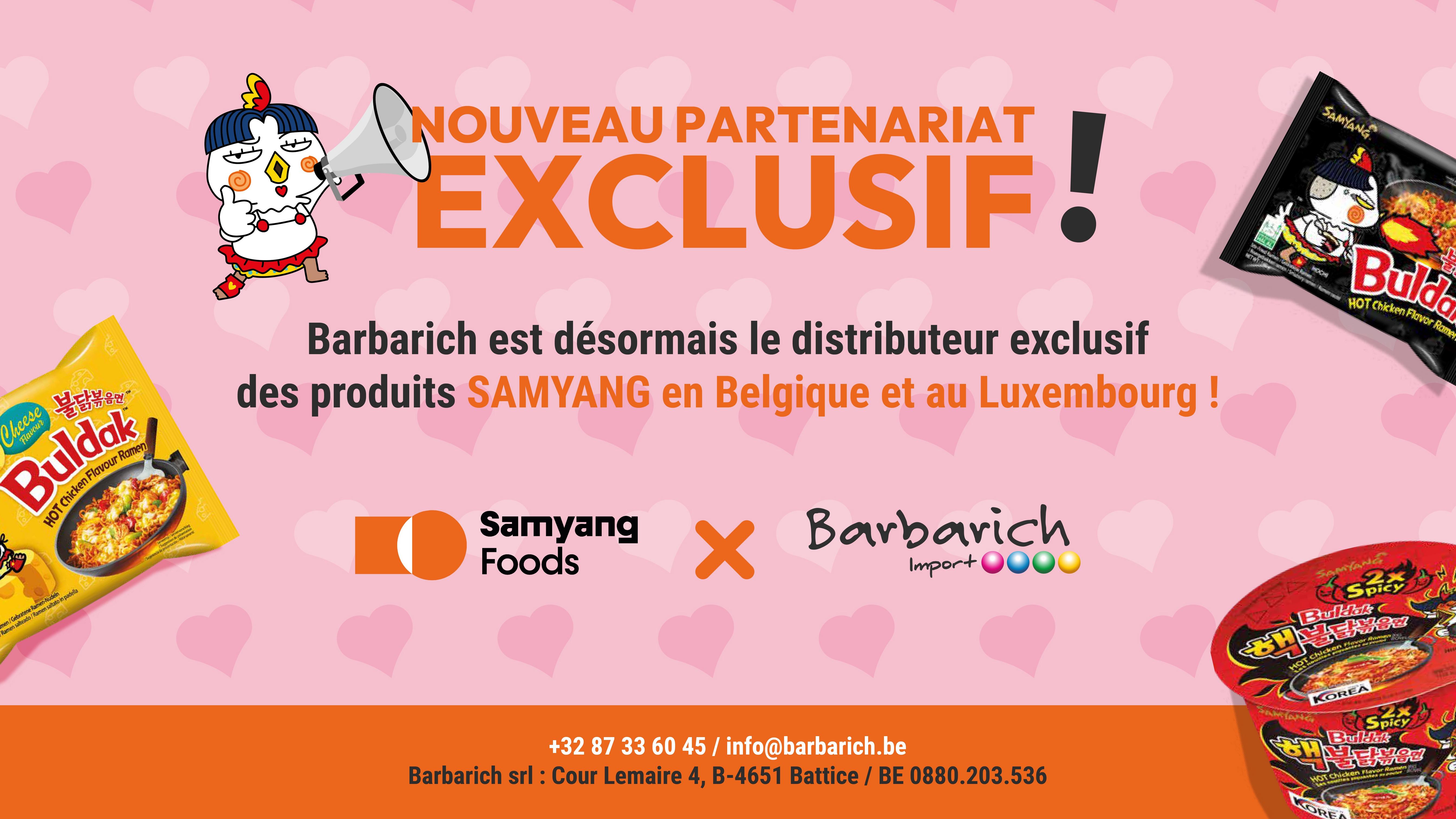 Partenariat exclusif Samyang x Barbarich